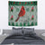 Cardinal I am Always With You Christmas Tapestry Xmas Holiday Patterns - Wonder Print Shop