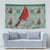Cardinal I am Always With You Christmas Tapestry Xmas Holiday Patterns - Wonder Print Shop