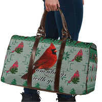Cardinal I am Always With You Christmas Travel Bag Xmas Holiday Patterns - Wonder Print Shop