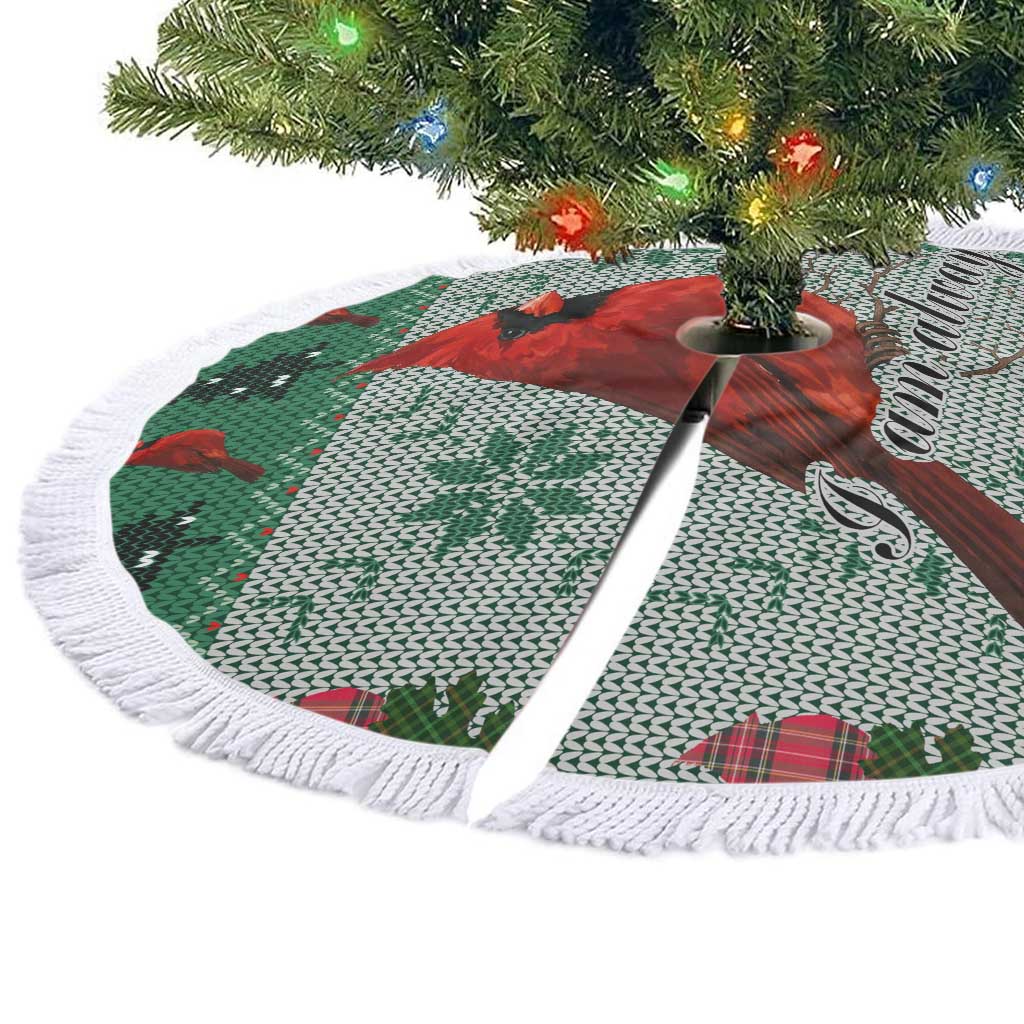 Cardinal I am Always With You Christmas Tree Skirt Xmas Holiday Patterns - Wonder Print Shop