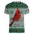 Cardinal I am Always With You Christmas Women V-Neck T-Shirt Xmas Holiday Patterns - Wonder Print Shop