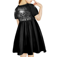 Warning I'm An A Mad Skull Kid Short Sleeve Dress - Wonder Print Shop