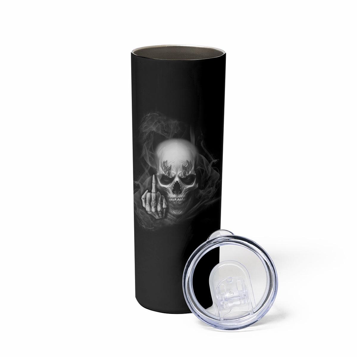 Warning I'm An A Mad Skull Skinny Tumbler - Wonder Print Shop