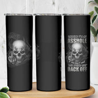 Warning I'm An A Mad Skull Skinny Tumbler - Wonder Print Shop