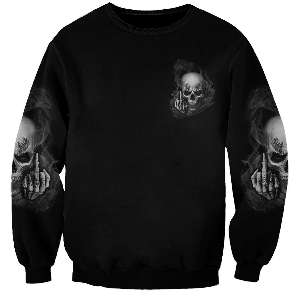 Warning I'm An A Mad Skull Sweatshirt - Wonder Print Shop