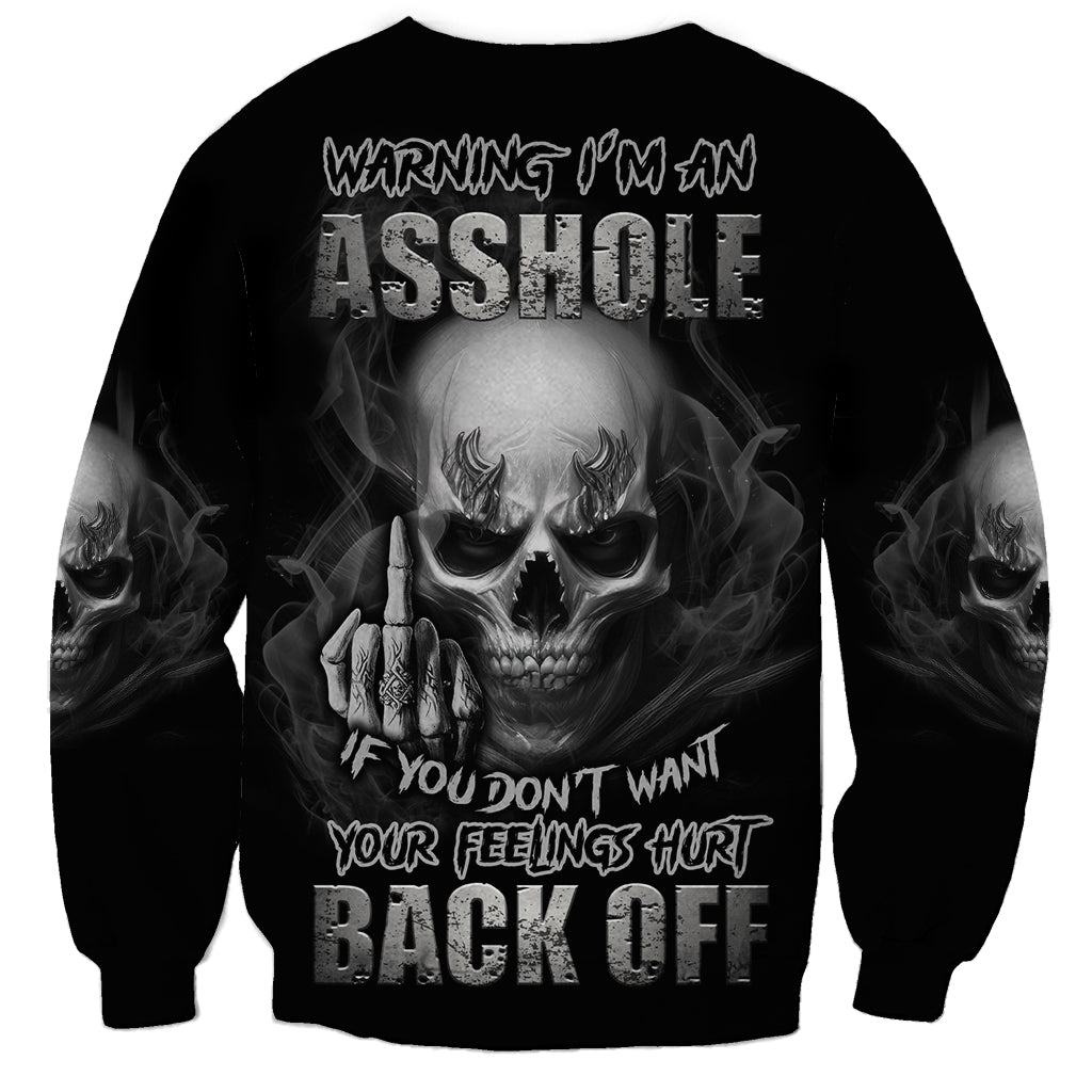 Warning I'm An A Mad Skull Sweatshirt - Wonder Print Shop