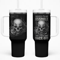 Warning I'm An A Mad Skull Tumbler With Handle - Wonder Print Shop