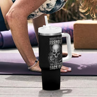Warning I'm An A Mad Skull Tumbler With Handle - Wonder Print Shop