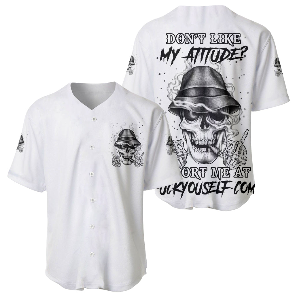 Don't Like My Attitude Baseball Jersey - Wonder Print Shop