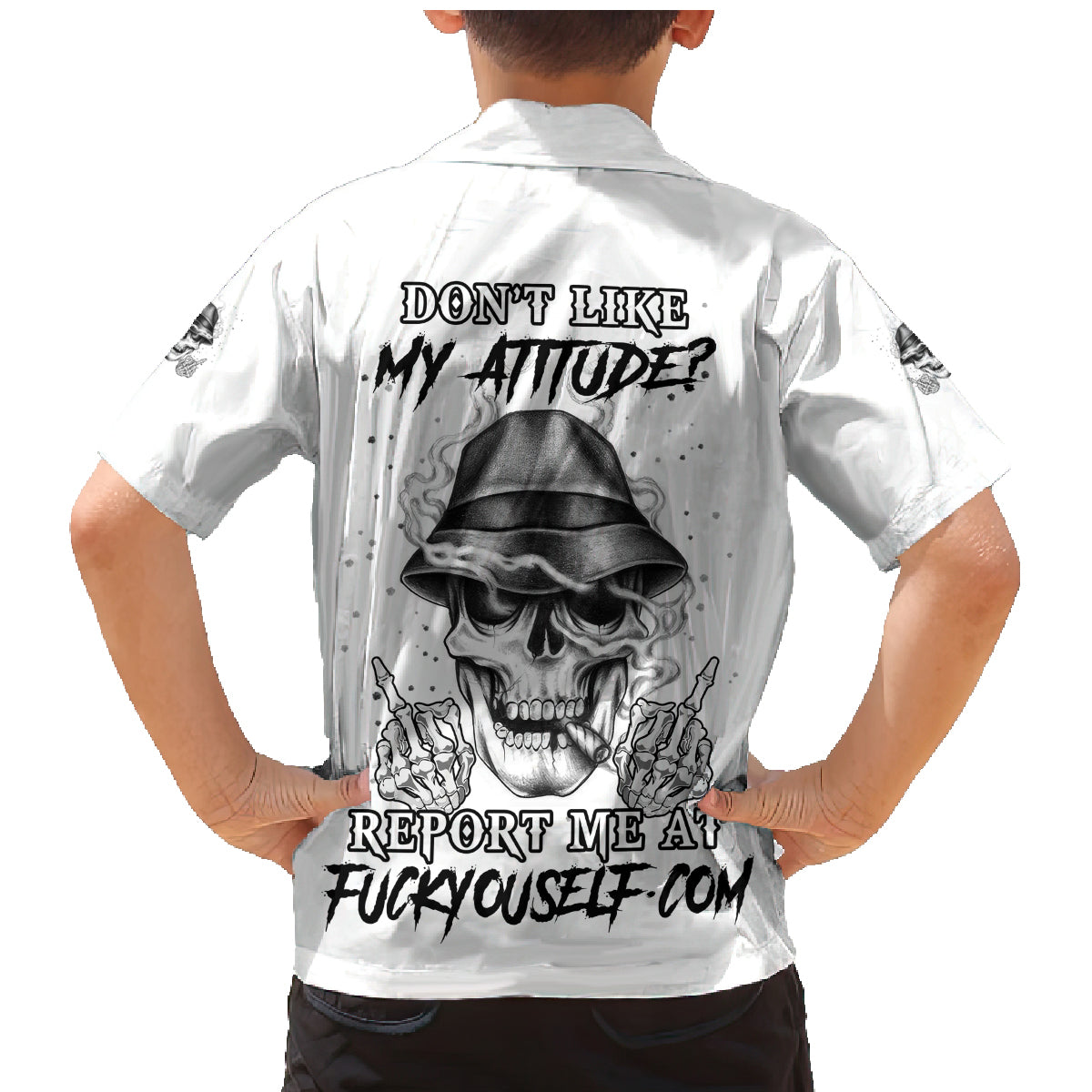 Don't Like My Attitude Family Matching Mermaid Dress and Hawaiian Shirt - Wonder Print Shop