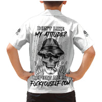 Don't Like My Attitude Family Matching Mermaid Dress and Hawaiian Shirt - Wonder Print Shop