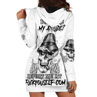 Don't Like My Attitude Hoodie Dress - Wonder Print Shop