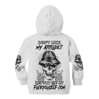 Don't Like My Attitude Kid Hoodie - Wonder Print Shop