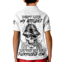 Don't Like My Attitude Kid Polo Shirt - Wonder Print Shop