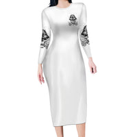 Don't Like My Attitude Long Sleeve Bodycon Dress - Wonder Print Shop