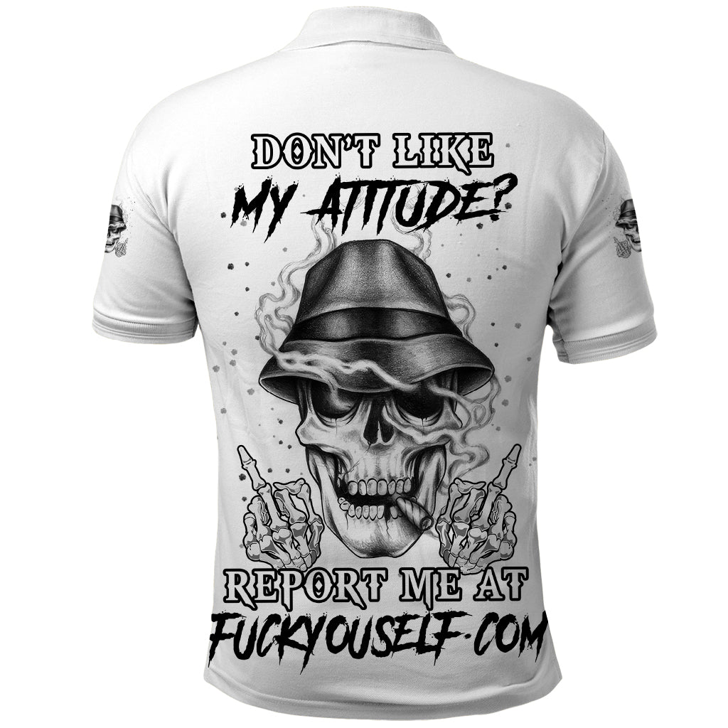 Don't Like My Attitude Polo Shirt - Wonder Print Shop