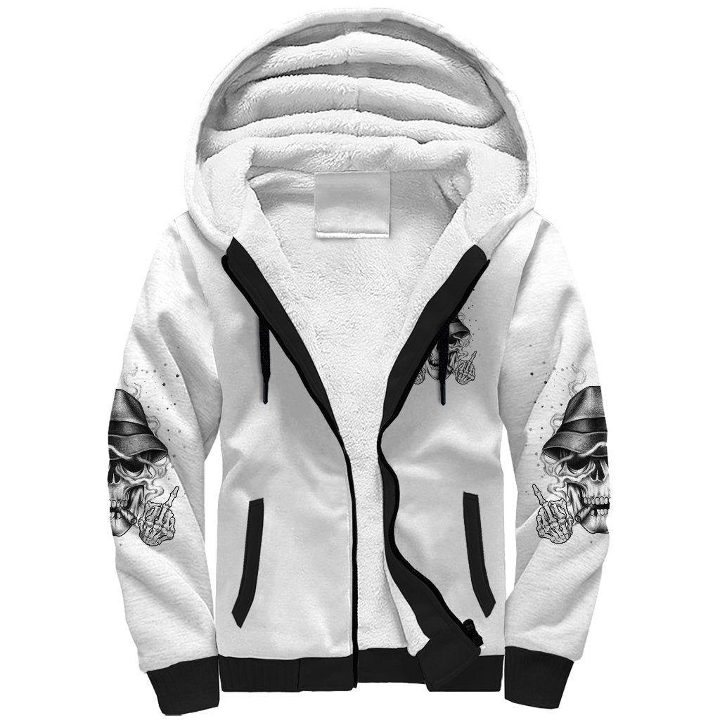 Don't Like My Attitude Sherpa Hoodie - Wonder Print Shop