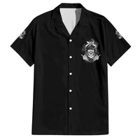 I Do What I Want Skull Black And White Hawaiian Shirt - Wonder Print Shop