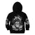 I Do What I Want Skull Black And White Kid Hoodie - Wonder Print Shop