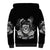 I Do What I Want Skull Black And White Sherpa Hoodie - Wonder Print Shop