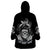 I Do What I Want Skull Black And White Wearable Blanket Hoodie - Wonder Print Shop