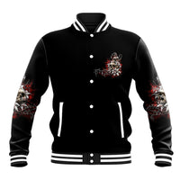 I Hold A Beast An Angel And A Crazy Lady In Me Baseball Jacket - Wonder Print Shop