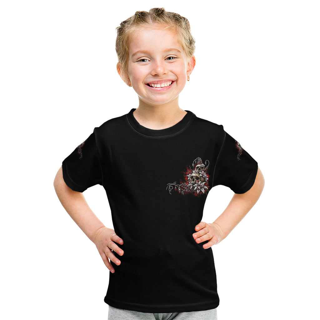 I Hold A Beast An Angel And A Crazy Lady In Me Kid T Shirt - Wonder Print Shop