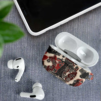 Sacred Heritage AirPods Case African Abstract Baobab Tree, Ethnic Symbols, and Red-Black Pattern - Wonder Print Shop