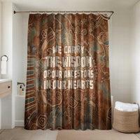 We Carry The Wisdom Bathroom Set African Ancient Symbols, Earthy Tones, and Ancestral Wisdom Quote - Wonder Print Shop