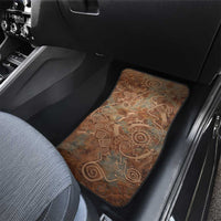 We Carry The Wisdom Car Mats African Ancient Symbols, Earthy Tones, and Ancestral Wisdom Quote - Wonder Print Shop