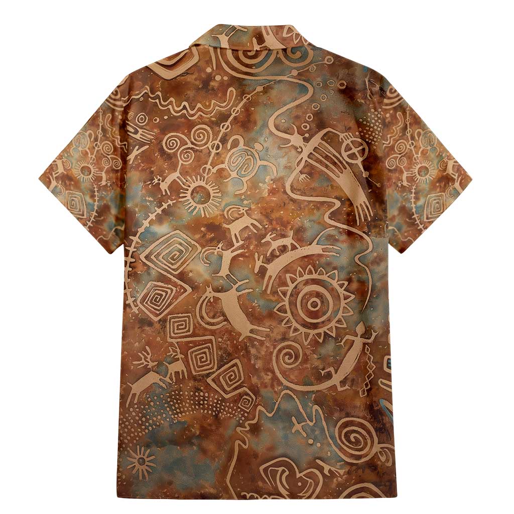 We Carry The Wisdom Family Matching Mermaid Dress and Hawaiian Shirt African Ancient Symbols, Earthy Tones, and Ancestral Wisdom Quote - Wonder Print Shop