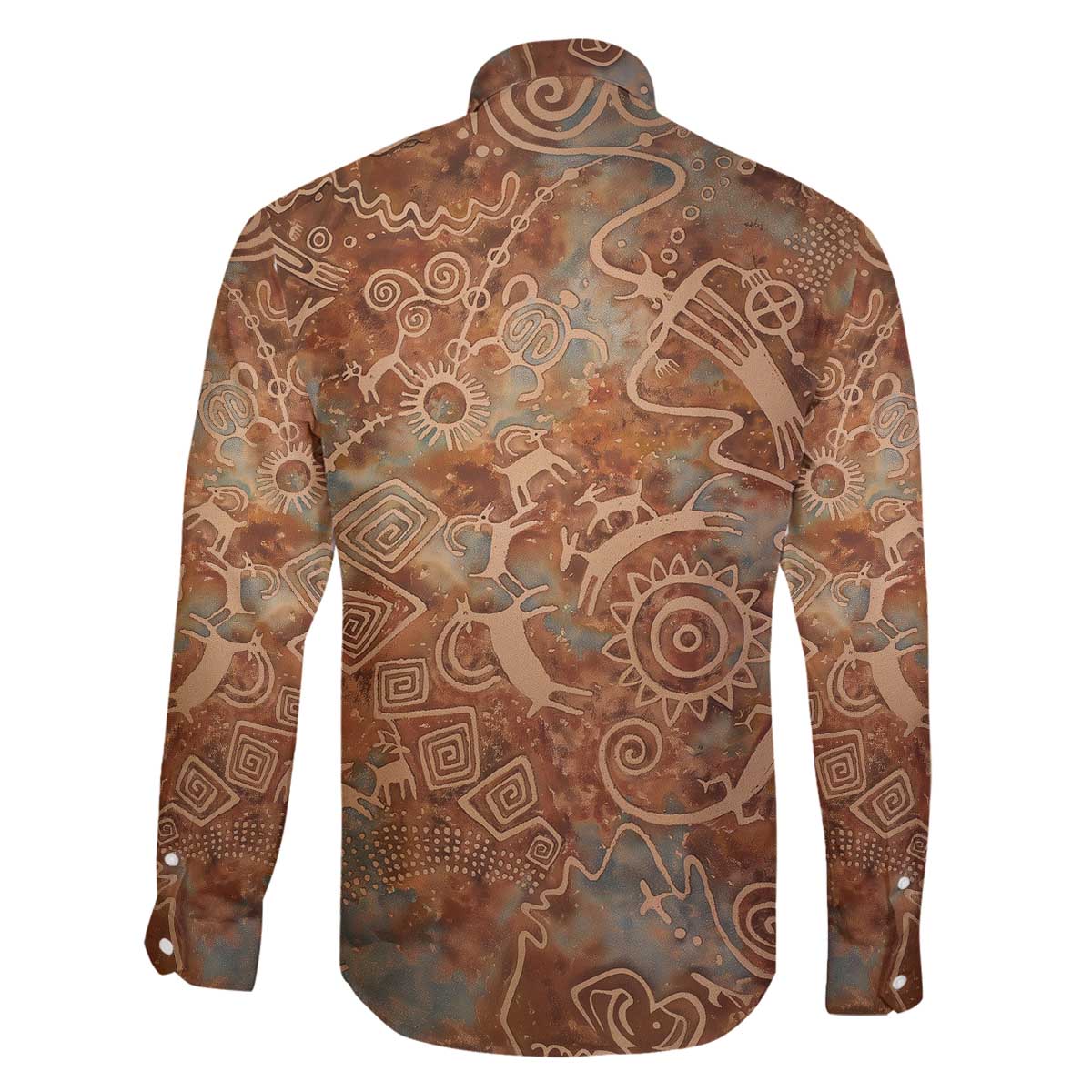 We Carry The Wisdom Family Matching Off The Shoulder Long Sleeve Dress and Hawaiian Shirt African Ancient Symbols, Earthy Tones, and Ancestral Wisdom Quote - Wonder Print Shop