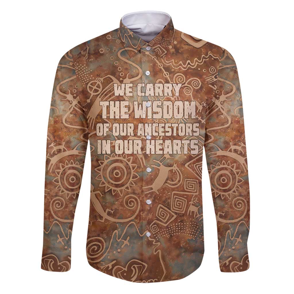 We Carry The Wisdom Family Matching Puletasi and Hawaiian Shirt African Ancient Symbols, Earthy Tones, and Ancestral Wisdom Quote - Wonder Print Shop