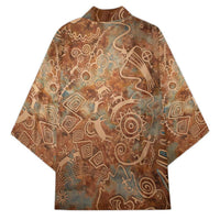We Carry The Wisdom Kimono African Ancient Symbols, Earthy Tones, and Ancestral Wisdom Quote - Wonder Print Shop