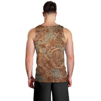 We Carry The Wisdom Men Tank Top African Ancient Symbols, Earthy Tones, and Ancestral Wisdom Quote - Wonder Print Shop