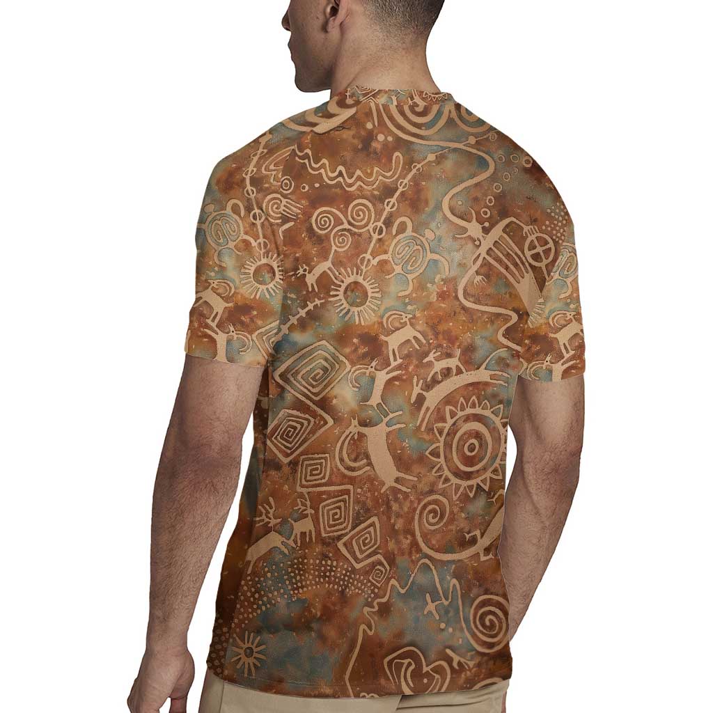 We Carry The Wisdom Rugby Jersey African Ancient Symbols, Earthy Tones, and Ancestral Wisdom Quote - Wonder Print Shop