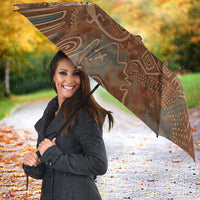 We Carry The Wisdom Umbrella African Ancient Symbols, Earthy Tones, and Ancestral Wisdom Quote - Wonder Print Shop