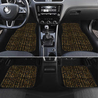 Ancient Pride Car Mats African Hieroglyphic Pattern, Eye of Horus, and Sacred Scarab Symbol - Wonder Print Shop