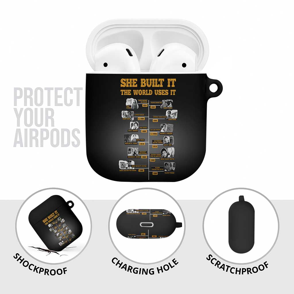She Built It The World Uses It AirPods Case African Influential Women Innovators Timeline - Wonder Print Shop