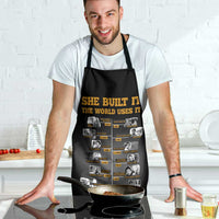 She Built It The World Uses It Apron African Influential Women Innovators Timeline - Wonder Print Shop