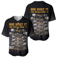 She Built It The World Uses It Baseball Jersey African Influential Women Innovators Timeline - Wonder Print Shop