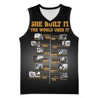 She Built It The World Uses It Basketball Jersey African Influential Women Innovators Timeline - Wonder Print Shop