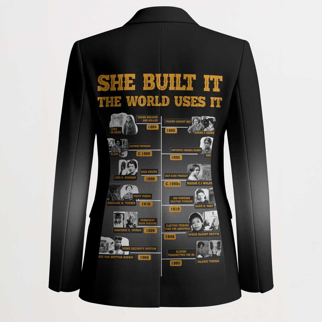 She Built It The World Uses It Blazer African Influential Women Innovators Timeline - Wonder Print Shop