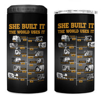 She Built It The World Uses It 4 in 1 Can Cooler Tumbler African Influential Women Innovators Timeline - Wonder Print Shop
