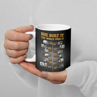 She Built It The World Uses It Ceramic Mug African Influential Women Innovators Timeline - Wonder Print Shop