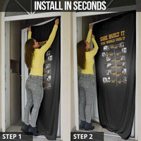She Built It The World Uses It Door Cover African Influential Women Innovators Timeline - Wonder Print Shop