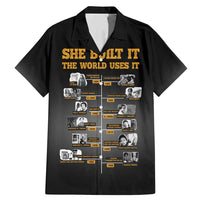 She Built It The World Uses It Family Matching Mermaid Dress and Hawaiian Shirt African Influential Women Innovators Timeline - Wonder Print Shop