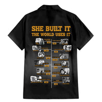 She Built It The World Uses It Family Matching Mermaid Dress and Hawaiian Shirt African Influential Women Innovators Timeline - Wonder Print Shop