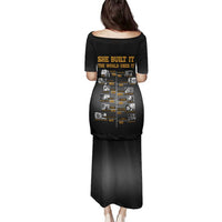 She Built It The World Uses It Family Matching Puletasi and Hawaiian Shirt African Influential Women Innovators Timeline - Wonder Print Shop