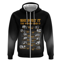 She Built It The World Uses It Hoodie African Influential Women Innovators Timeline - Wonder Print Shop